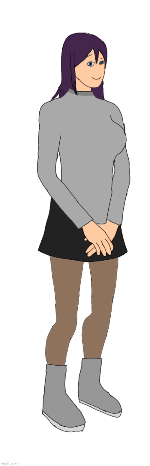 You're up, guys. Find her a name. (Yes, she's Yuri inspired, no she doesn't harm herself and no I will not name her Yuri.) | made w/ Imgflip meme maker