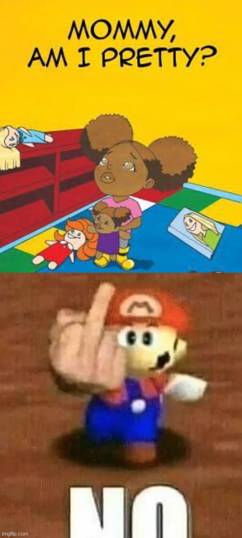 image tagged in mario flips you off | made w/ Imgflip meme maker
