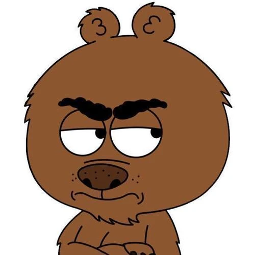 Malloy Brickleberry pissed off Blank Meme Template