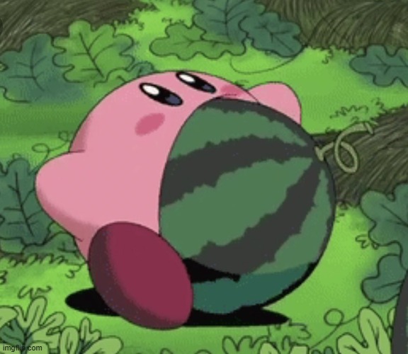 Kirby Melon | image tagged in kirby melon | made w/ Imgflip meme maker