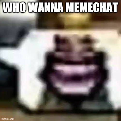Memechat NOW | WHO WANNA MEMECHAT | image tagged in hehehehaw | made w/ Imgflip meme maker