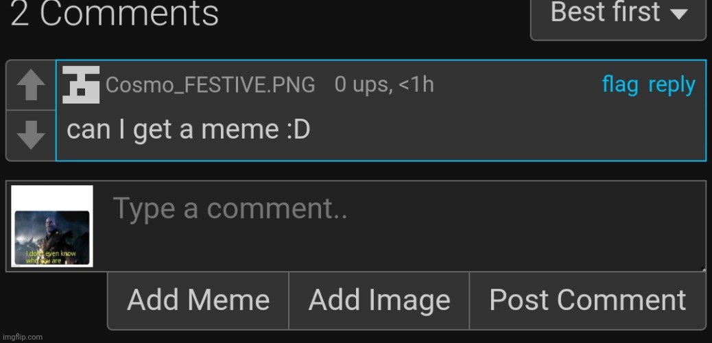 made w/ Imgflip meme maker
