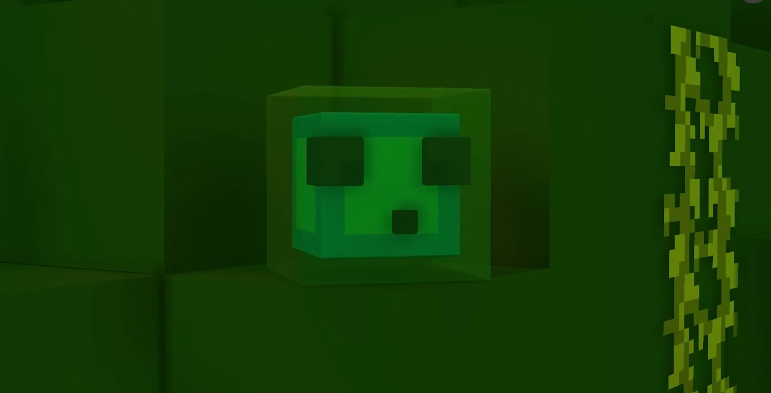 High Quality Minecraft Slime Stare Blank Meme Template