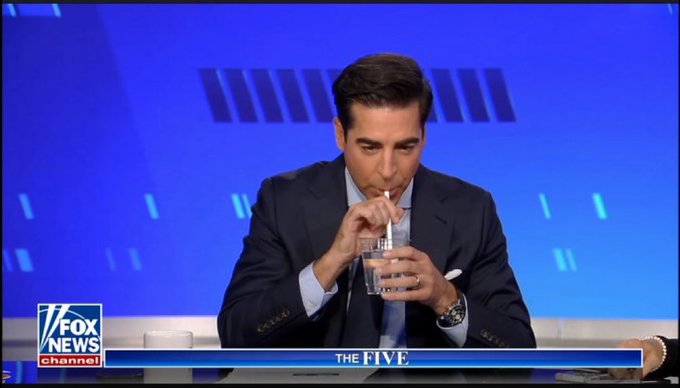 High Quality Jesse Watters Straw Blank Meme Template