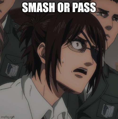 Smash | SMASH OR PASS | image tagged in hange zoe | made w/ Imgflip meme maker