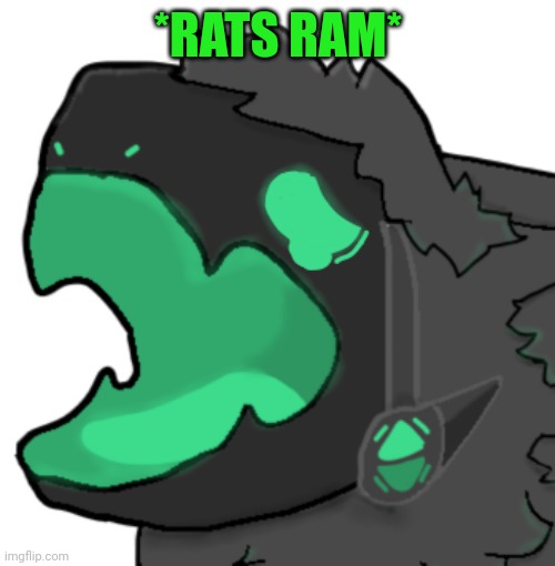 protogen cri | *RATS RAM* | image tagged in protogen cri | made w/ Imgflip meme maker