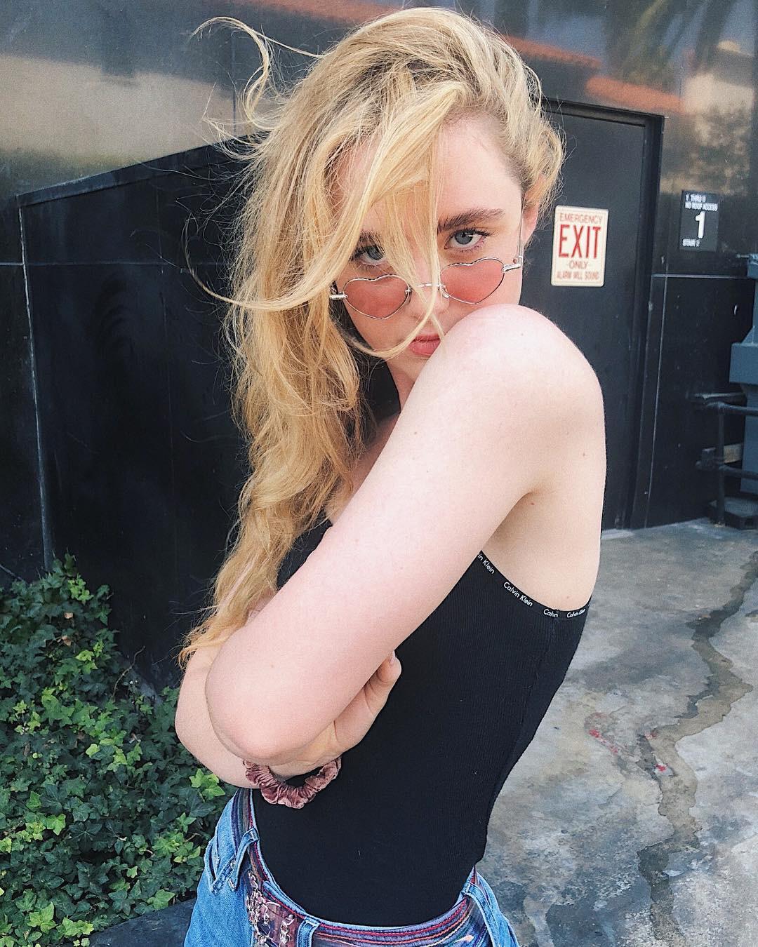 High Quality Kathryn newton sunglasses Blank Meme Template