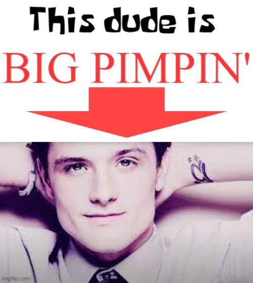 image tagged in this dude is big pimpin' | made w/ Imgflip meme maker