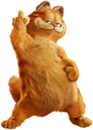 High Quality live action garfield Blank Meme Template