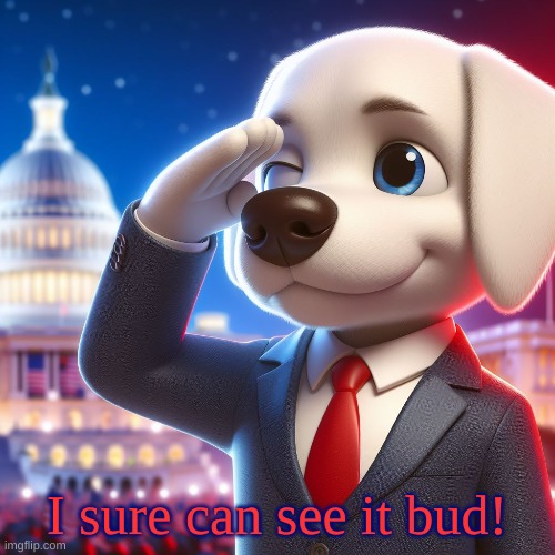 I sure can see it bud! | made w/ Imgflip meme maker