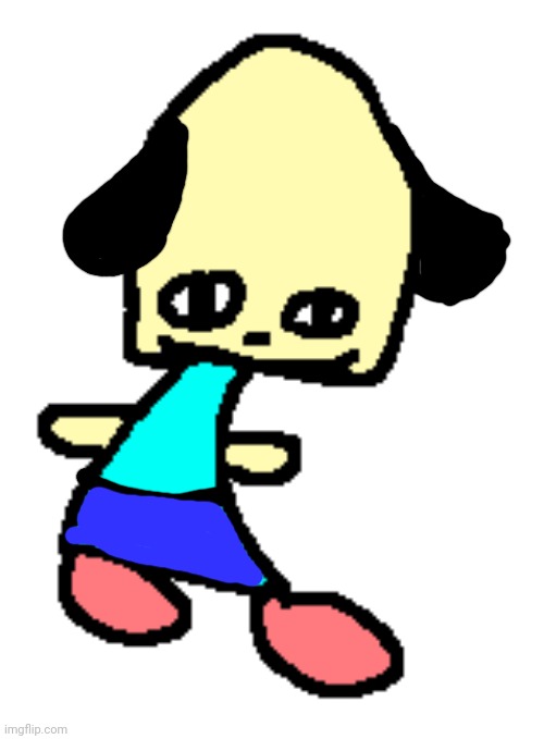 Hatless Parappa staring | image tagged in hatless parappa staring | made w/ Imgflip meme maker