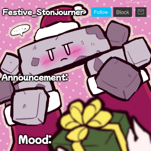 Festive_Stonjourner announcement temp Blank Meme Template