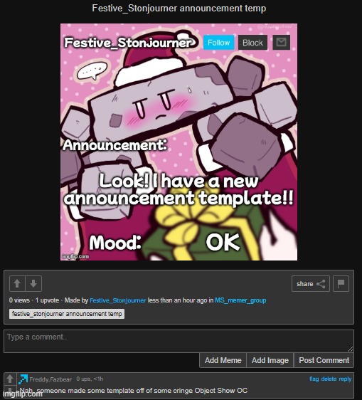 Dawg way the hell is it blushing | made w/ Imgflip meme maker