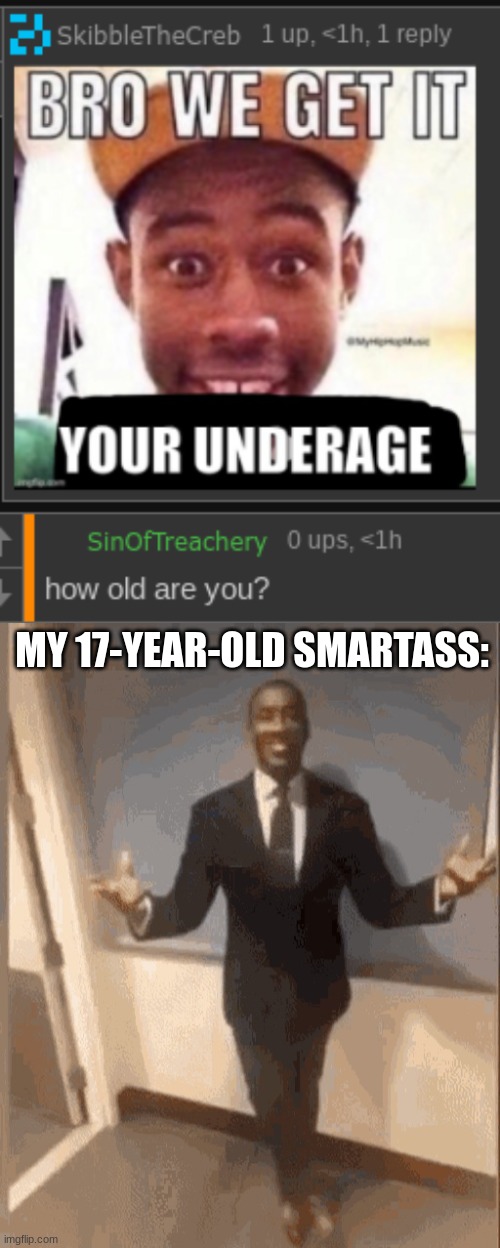 Image tagged in smiling black guy in suit Imgflip