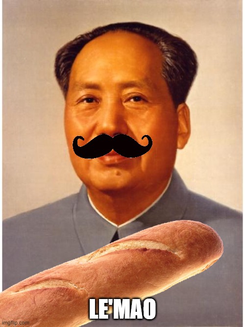 chairman mao | LE'MAO | image tagged in chairman mao | made w/ Imgflip meme maker
