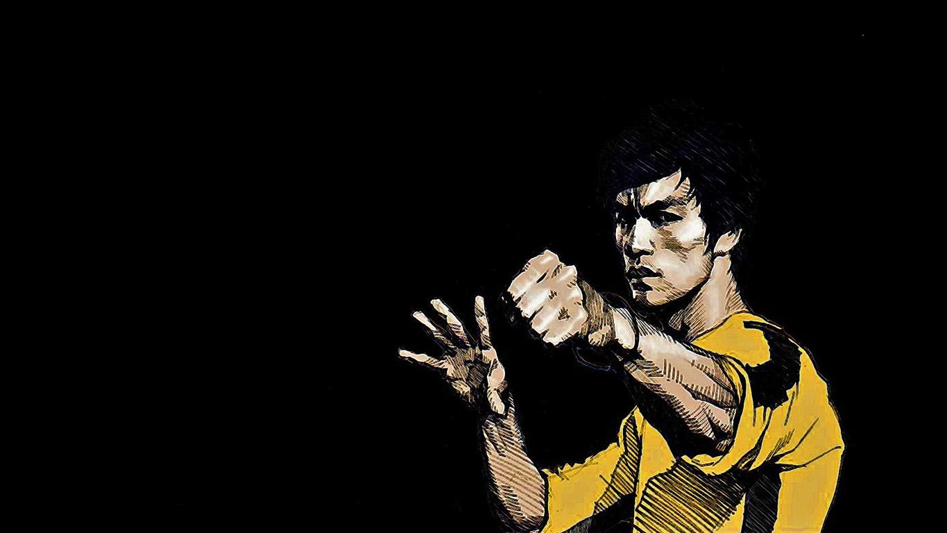 High Quality Bruce Lee Yellow Blank Meme Template
