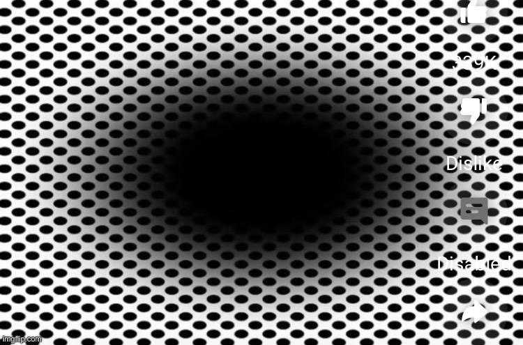 The longer you stare at this the bigger the black hole will feel | image tagged in optical illusion | made w/ Imgflip meme maker