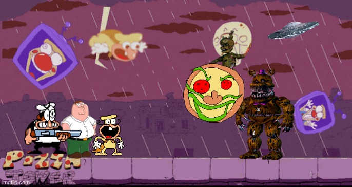 pizza tower 2 leak | image tagged in fnaf,pizza tower,memes | made w/ Imgflip meme maker