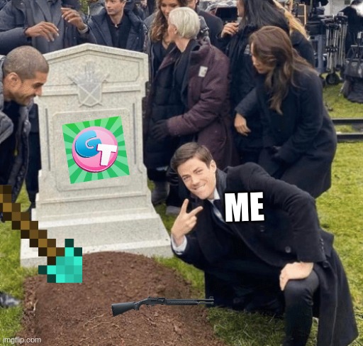 Grant Gustin over grave | ME | image tagged in grant gustin over grave | made w/ Imgflip meme maker