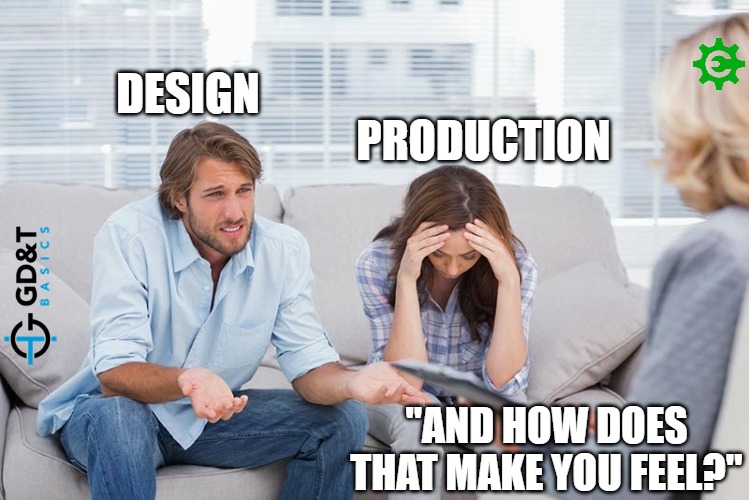 And how does that make you feel? | PRODUCTION; DESIGN; "AND HOW DOES THAT MAKE YOU FEEL?" | image tagged in manufacturing,engineering,engineer,machinist,memes | made w/ Imgflip meme maker