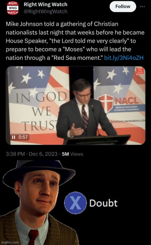Sips tea | image tagged in l a noire press x to doubt,dank,christian,memes,r/dankchristianmemes | made w/ Imgflip meme maker