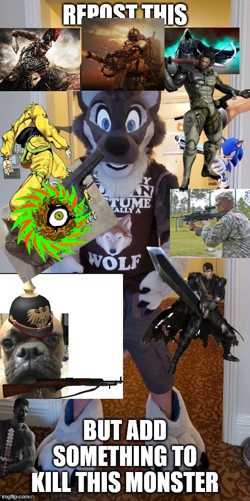 i got a glock | image tagged in add more to kill furry | made w/ Imgflip meme maker