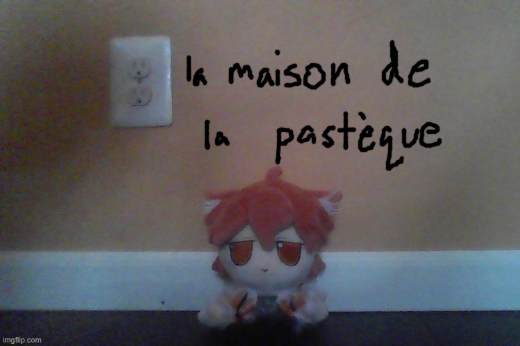 watermelon house | image tagged in low quality gd colon plushie | made w/ Imgflip meme maker