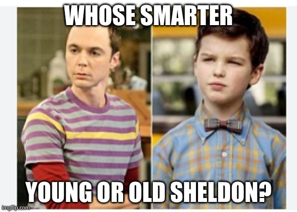 young sheldon | WHOSE SMARTER; YOUNG OR OLD SHELDON? | image tagged in the most interesting man in the world | made w/ Imgflip meme maker