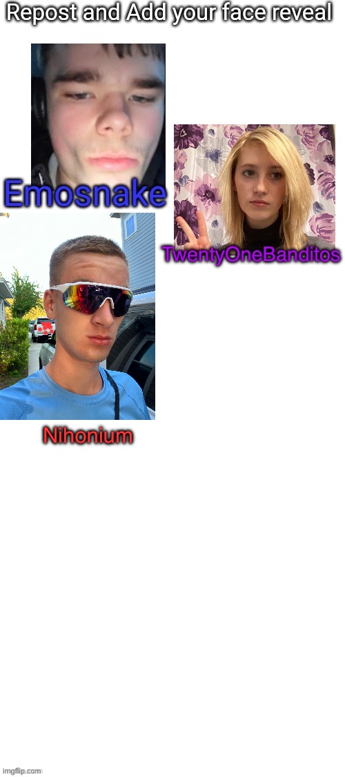 Featuring my face | Nihonium | made w/ Imgflip meme maker