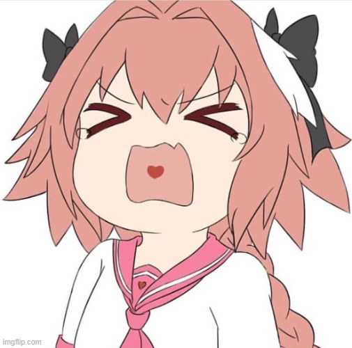 Astolfo cry | image tagged in astolfo cry | made w/ Imgflip meme maker