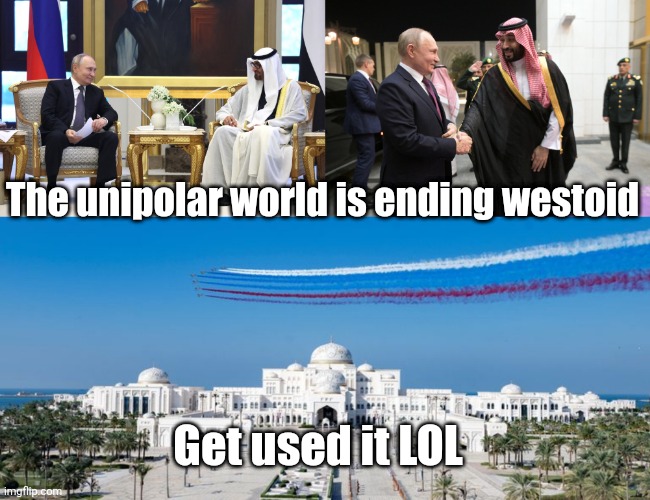 Russia isolated | The unipolar world is ending westoid; Get used it LOL | image tagged in liberals,vladimir putin,usa,conservatives,ukraine,russia | made w/ Imgflip meme maker