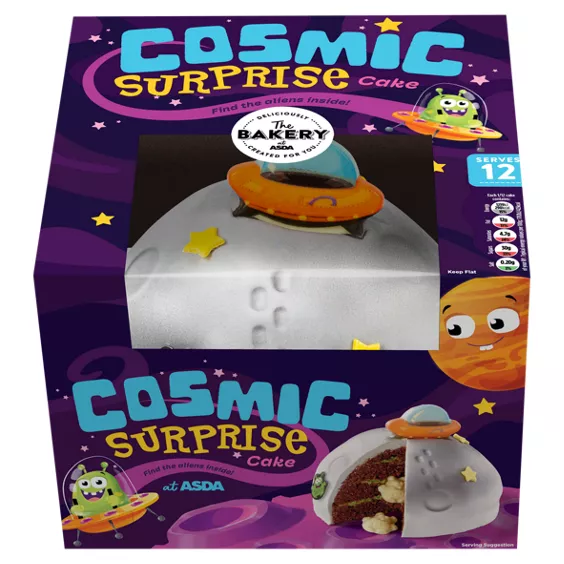 Cosmic Surprise Asda Cake Blank Meme Template