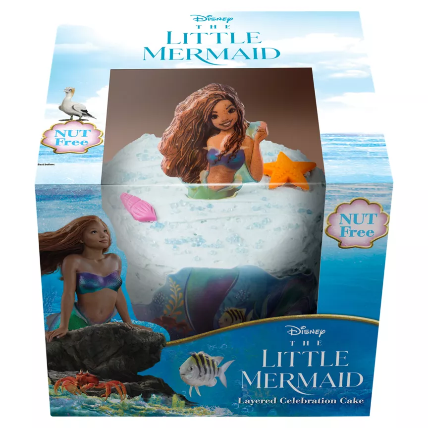The Little Mermaid (2023) Asda Cake Blank Meme Template