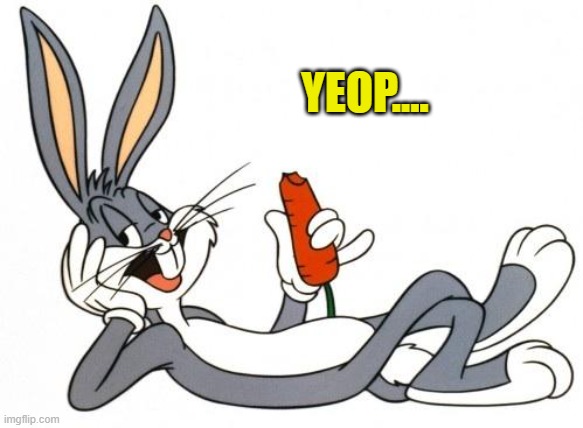 The adventure of bugs bunny | YEOP.... | image tagged in the adventure of bugs bunny | made w/ Imgflip meme maker