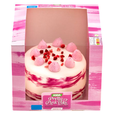 Pretty In Pink Asda Cake Blank Template Imgflip