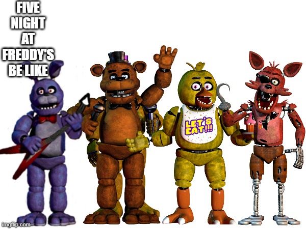 When you get a Fnaf human on a quiz - Imgflip