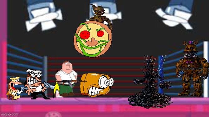 pizza tower 2 final boss phase 2 (REAL!!!!!!11111!!1!1!11!1!!!11!!!) | image tagged in pizza tower,memes,fnaf | made w/ Imgflip meme maker