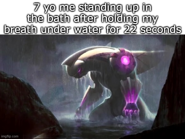 I did this once | 7 yo me standing up in the bath after holding my breath under water for 22 seconds | image tagged in funny,memes,meme,funny meme,relatable | made w/ Imgflip meme maker