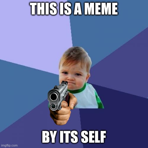 Success Kid Meme | THIS IS A MEME; BY ITS SELF | image tagged in memes,success kid,funny | made w/ Imgflip meme maker