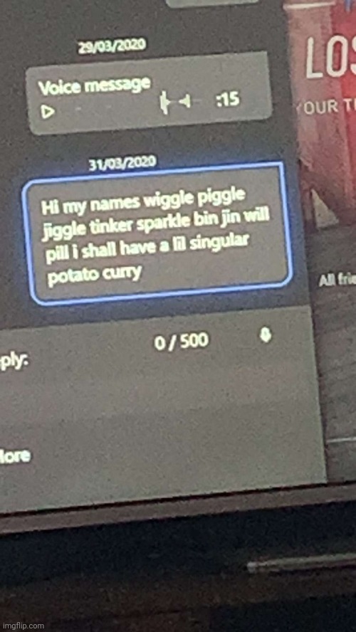 An old xbox message I made a couple years ago | made w/ Imgflip meme maker