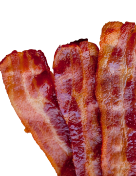3 slices of bacon Blank Meme Template