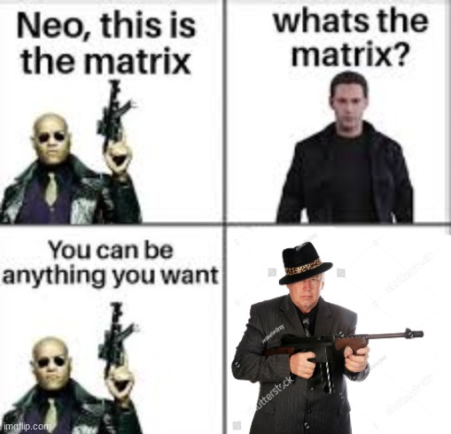 "I oughta pump you with 2 pounds of lead" | image tagged in neo this is the matrix | made w/ Imgflip meme maker