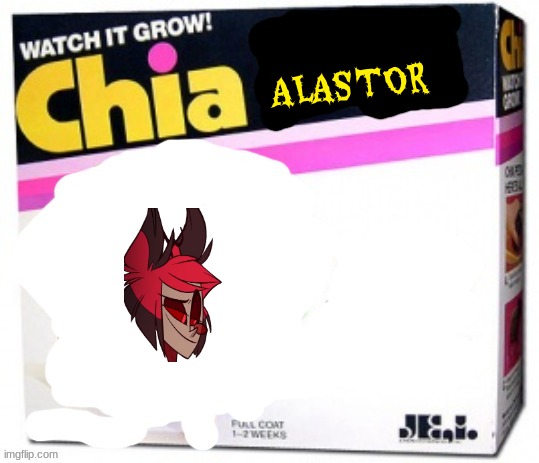 rejected chia pets volume 10 | ALASTOR | image tagged in chia pet blank,hazbin hotel,fake,rejected | made w/ Imgflip meme maker