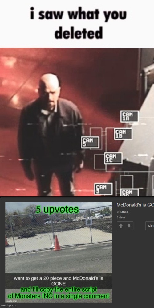 image tagged in i saw what you deleted | made w/ Imgflip meme maker