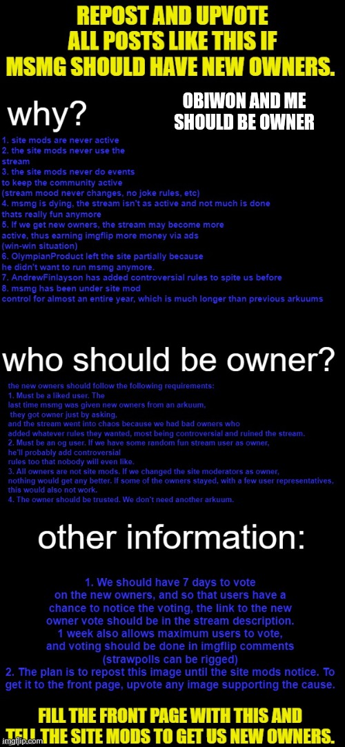 OBIWON AND ME SHOULD BE OWNER | made w/ Imgflip meme maker