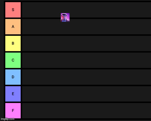 s-f teir | image tagged in s-f teir | made w/ Imgflip meme maker