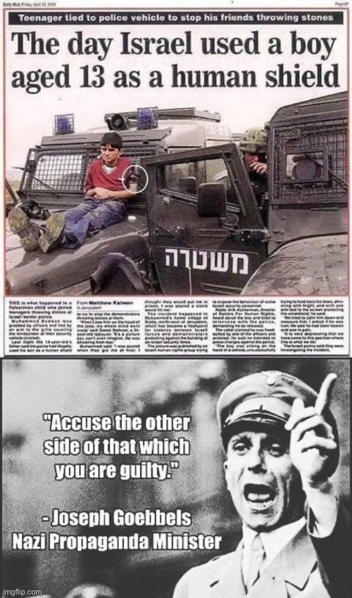 That’s all that those Palestinian hostages were imprisoned for, throwing stones. | image tagged in nazi,fascist,genocide,israel,palestine | made w/ Imgflip meme maker