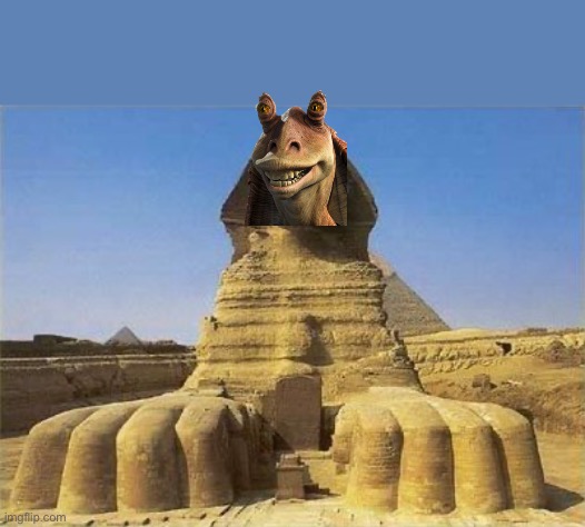 King Tut Sphinx | image tagged in king tut sphinx | made w/ Imgflip meme maker