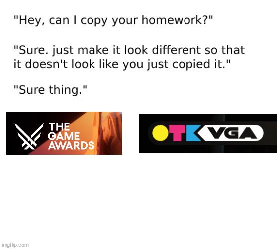 "Hey can I copy your homework?" Template Imgflip