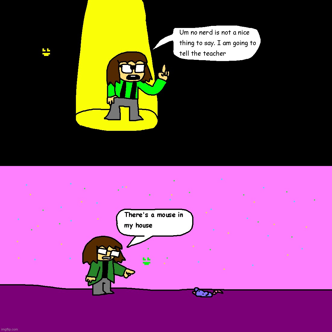 No mouse in our house | image tagged in drawing | made w/ Imgflip meme maker